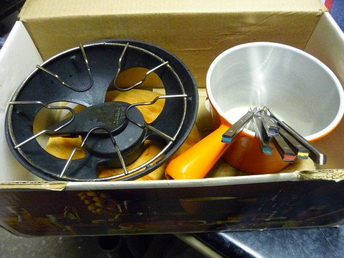 Creuset service fondue - creuset, a