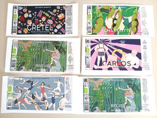 lot 1 de  6 etiquettes