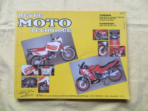 Yamaha xtz 600 ténéré - z, et