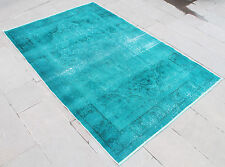 Tapis turc 55"x83" laine tissée à la main tapis Bunyan teint 140x213cm