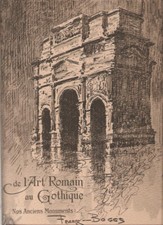 Frank-Boggs De l'art romain au gothique 1913 1/100 sur Japon 2 eaux-fortes