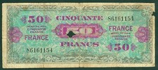 FRANCE 50  FRANCS  VERSO FRANCE SANS SERIE  TYPE 1945  ETAT: TB-  86161154