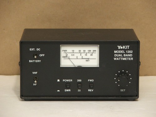 Ten tec 1202 vhf wattmeter - ten,