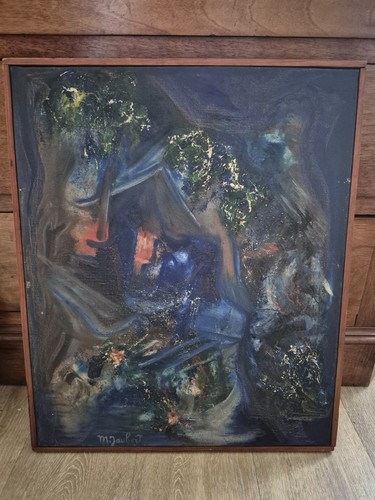 Tableau huile sur toile - tableau,
