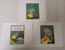 3 lithographies extrait Tintin