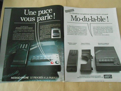 Publicité 1989 advert modulo - publicité,