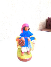 1 santon ancien  le marchand  signé FOUQUE