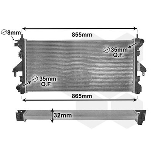 Van wezel radiateur eau - wezel,