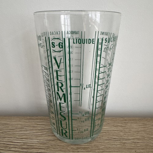 Verre doseur vermesur vert riz - doseur,