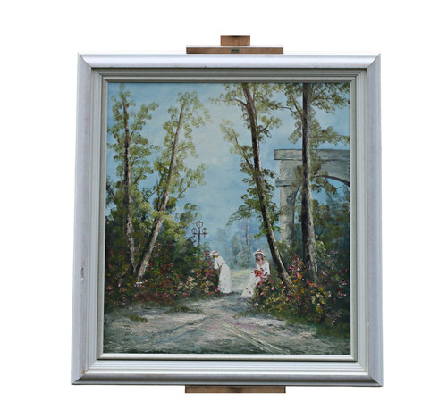 Scène jardin romantique - de,