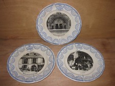 3 assiettes Lourdes Digoin et