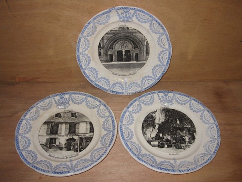 Assiettes lourdes digoin - 3, et