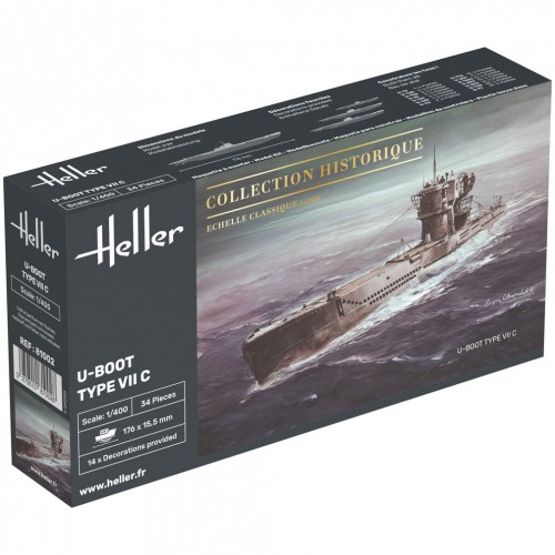 Heller sous marin boot - heller, sous-marin