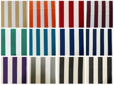 Rideau d'ameublement extérieur rayé DRALON tissu maison 320 cm EXTRA large