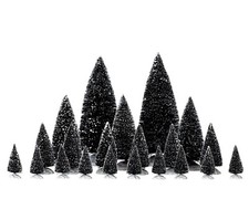 Lemax Assortiment Pin Arbres Tannenbaumset 21 Pièces E Boîte Accessoires Village