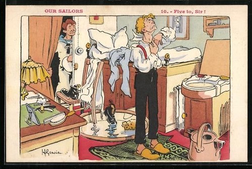 Carte postale artiste henri - postale,