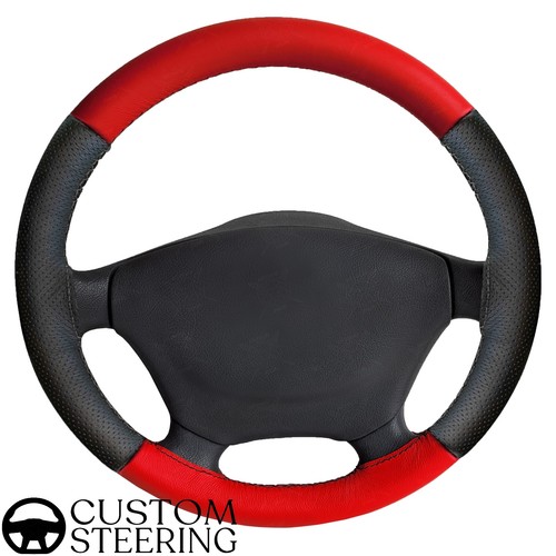 Housse volant cuir perforé - volant,