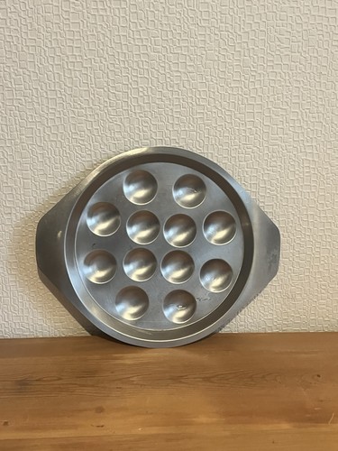 Assiette escargots inox - assiette, en