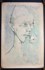 Bernard LORJOU "Portrait à la