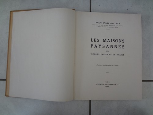 Livre les maisons paysannes - les,