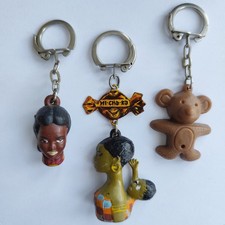 LOT DE 3 PORTE-CLÉS -MI-CHO-KO, CAFÉ MOKAPRIMA, BOUQUET D'OR-