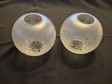 Paire de  Globes pour lampe à