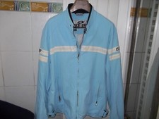 blouson moto AXO bleu ciel L