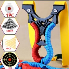 Lance pierre métal+ billes +