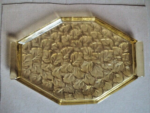Ancien plat plateau - plat, verre