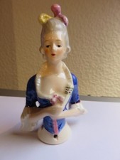 Demi figurine Half Doll GOEBEL buste porcelaine 10,5 cm TBE
