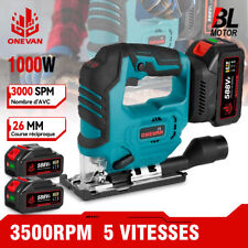 Scie Sauteuse Sans Fil pour Batterie Makita 18V Batterie Inclinaison ± 45°