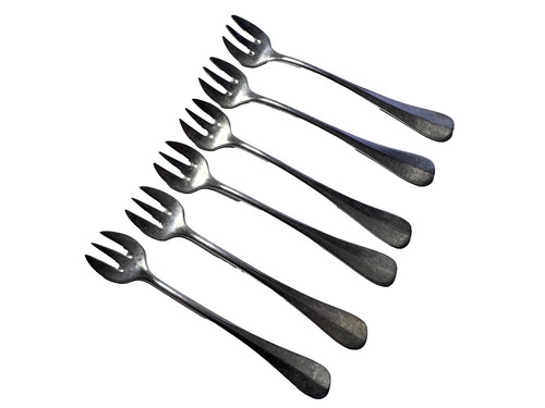 Lot fourchettes à - de, 6