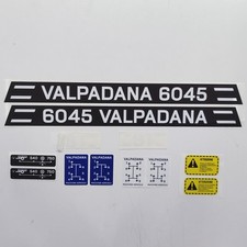 Kit Autocollants de Remplacement Compatible Valpadana 6045 ST Tracteur Stickers