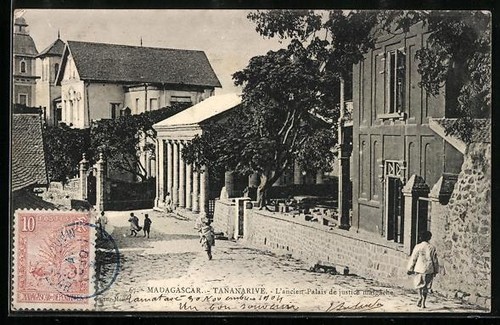 Cpa tananarive ancien - tananarive,, l´ancien