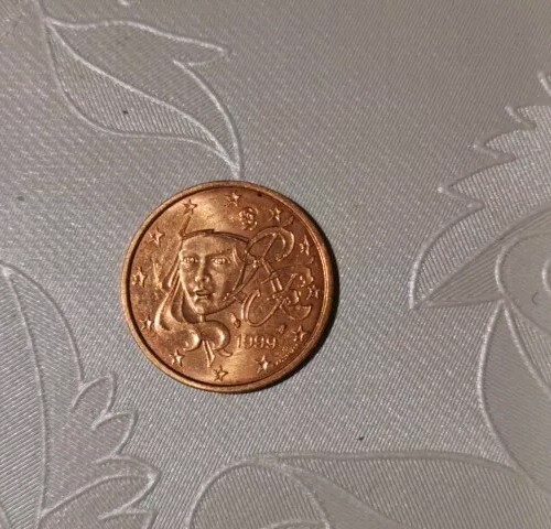 Pièce monnaie centimes - de,