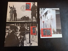 CARTES  1 ER JOUR - LOT  DE  3  - TIMBRE OBLITERE    PHILATELIE   RESISTANCE