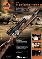 Advertising / Publicité de presse /  CARABINE BLASER R93 .  2003