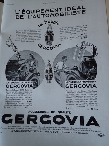 Bougie gonfleuse gergovia - gergovia, +