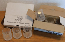 NEUF vintage LOT 6 verre à