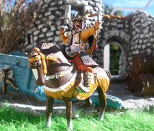 Soldat plomb MOYEN-AGE : Le Cavalier SAMOURAI , XIIIsiècle..no 8