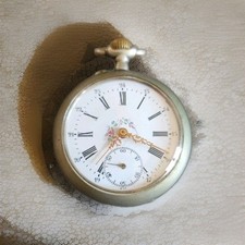 Montre Gousset  - Cadran 24 Hrs - Cadran Fleurs - N° 2