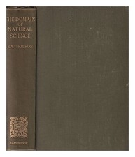 Hobson, Ernest William (1856-1933) The Domain Of Naturel Science: The Gifford L