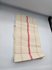  Ancien torchon en toile de lin - grands linge de cuisine vintage jamais Servi