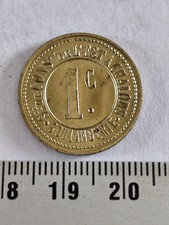 JETON 1 CENTIME BOULANGERIE
