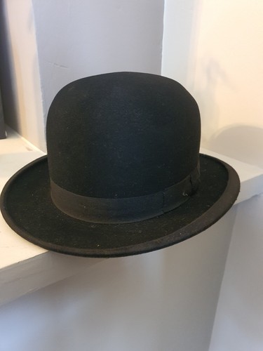 Ancien chapeau melon baronnier - chapeau,