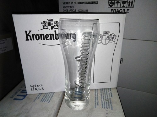 Verres relief kronenbourg - verres, en