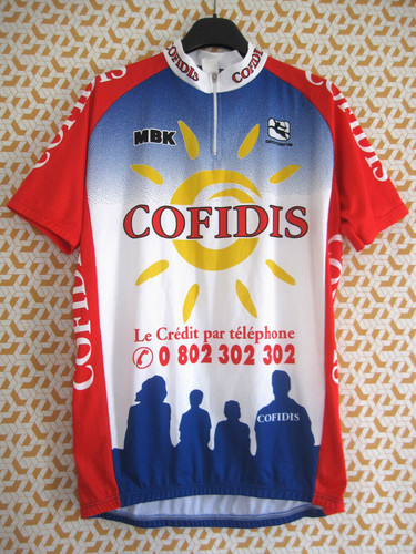 Maillot cycliste cofidis - cycliste,