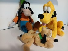 Lot 3 peluches DINGO Walt
