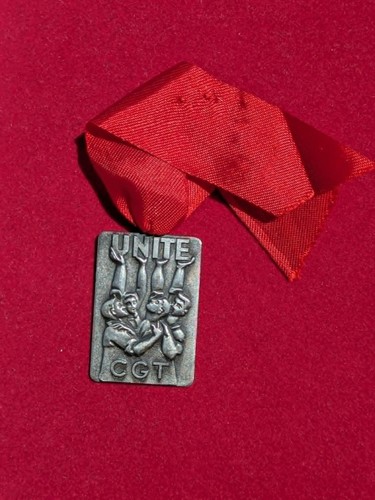 Ancienne medaille unite cgt - unite,
