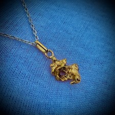 ⚜️ EXCEPTIONNELLE PÉPITE EN OR 22/23K PENDENTIF FAIT MAIN 2,96 GRAM ??⚜️RÉF084